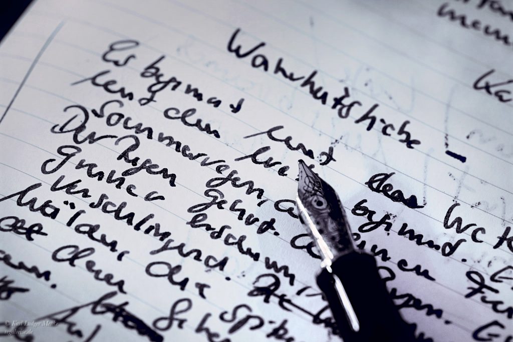 Handschriftliche Notizen