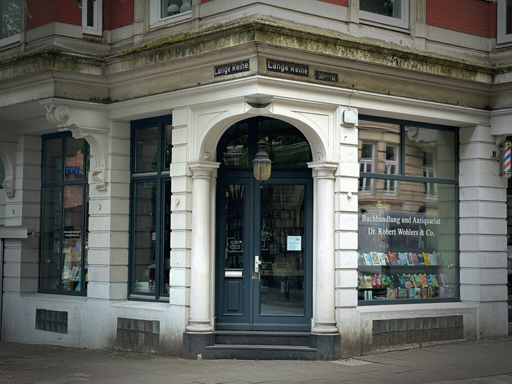 Buchhandlung Dr. Robert Wohlers & Co. auf der Langen Reihe, Hamburg